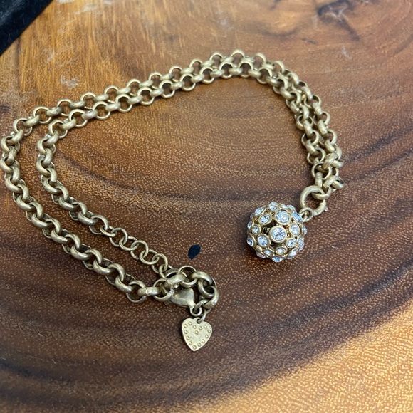 Stella & Dot Rhinestone Ball Charm necklace - Picture 7 of 7